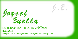 jozsef buella business card